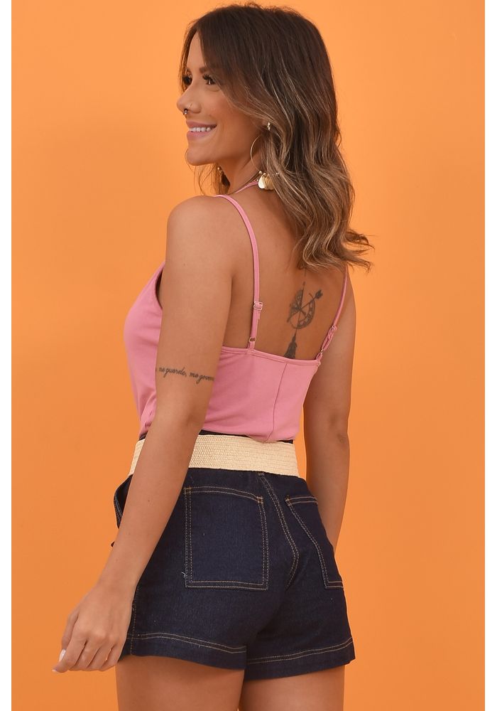 SHORT JEANS SOLTO CONTRASTE Cole o Ver o R D Lay 2020 Produtos Com 