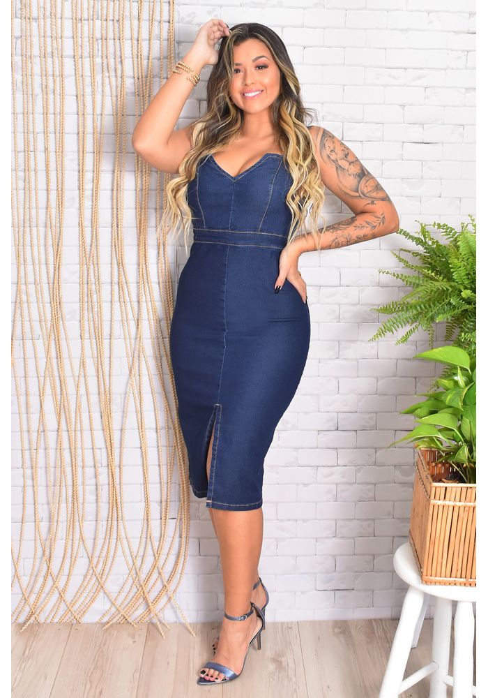 vestidos jeans para revender