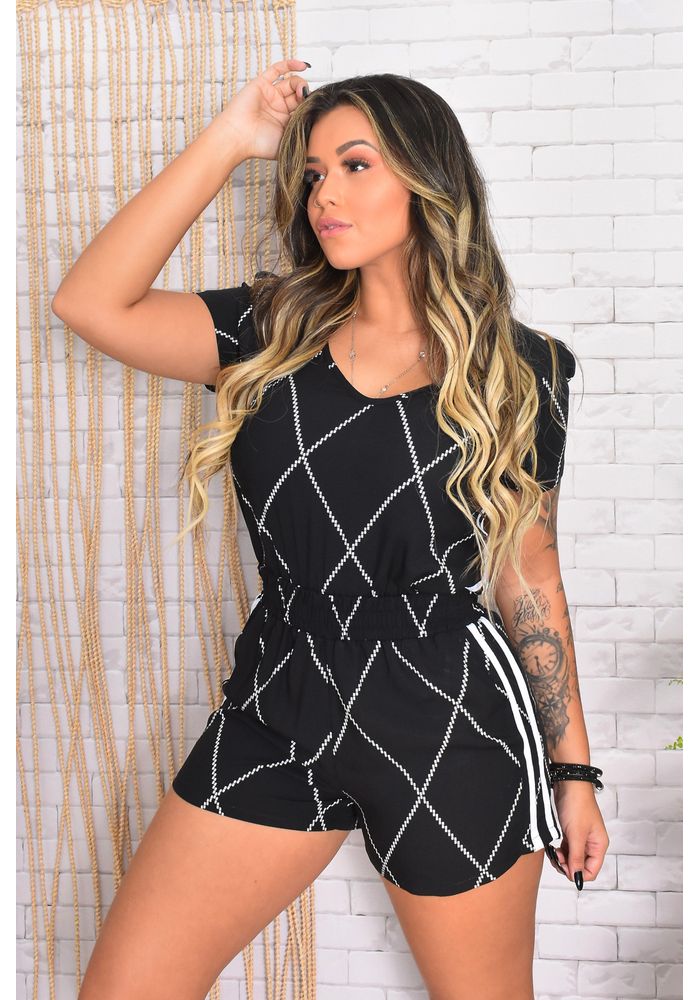 SHORT VISCOSE DUAS LISTRAS LATERAIS Atacado E Revenda De Moda 