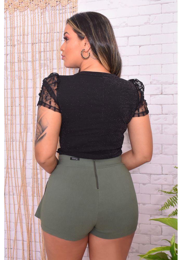 SHORT BENGALINE DETALHE LATERAIS Atacado E Revenda De Moda Feminina 
