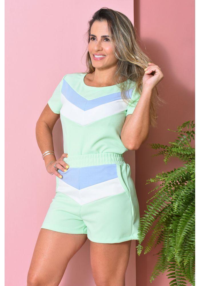 SHORT MALHA SCUBA V DUAS CORES RDLay