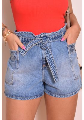 short brilhoso shein