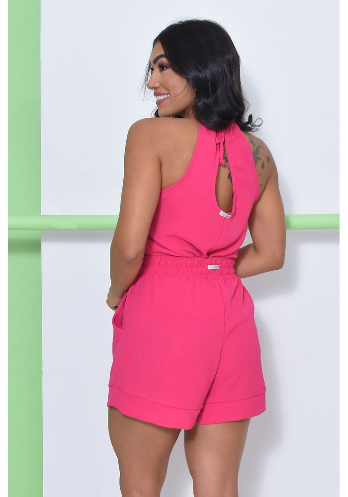 CONJ CREPE BLUSA RECORTE 3 CORES SHORT BOXER RDLay