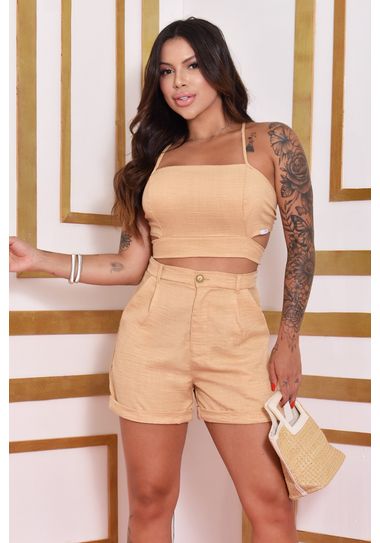 CROPPED-AMARRACAO-SHORT CROPPED-AMARRACAO-SHORT